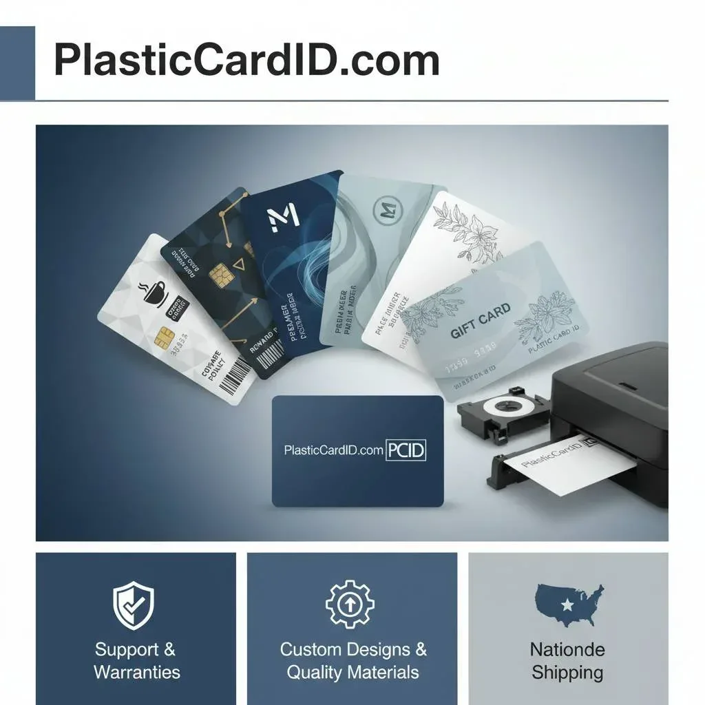 Support, Warranties & Why Choose Plastic Card ID