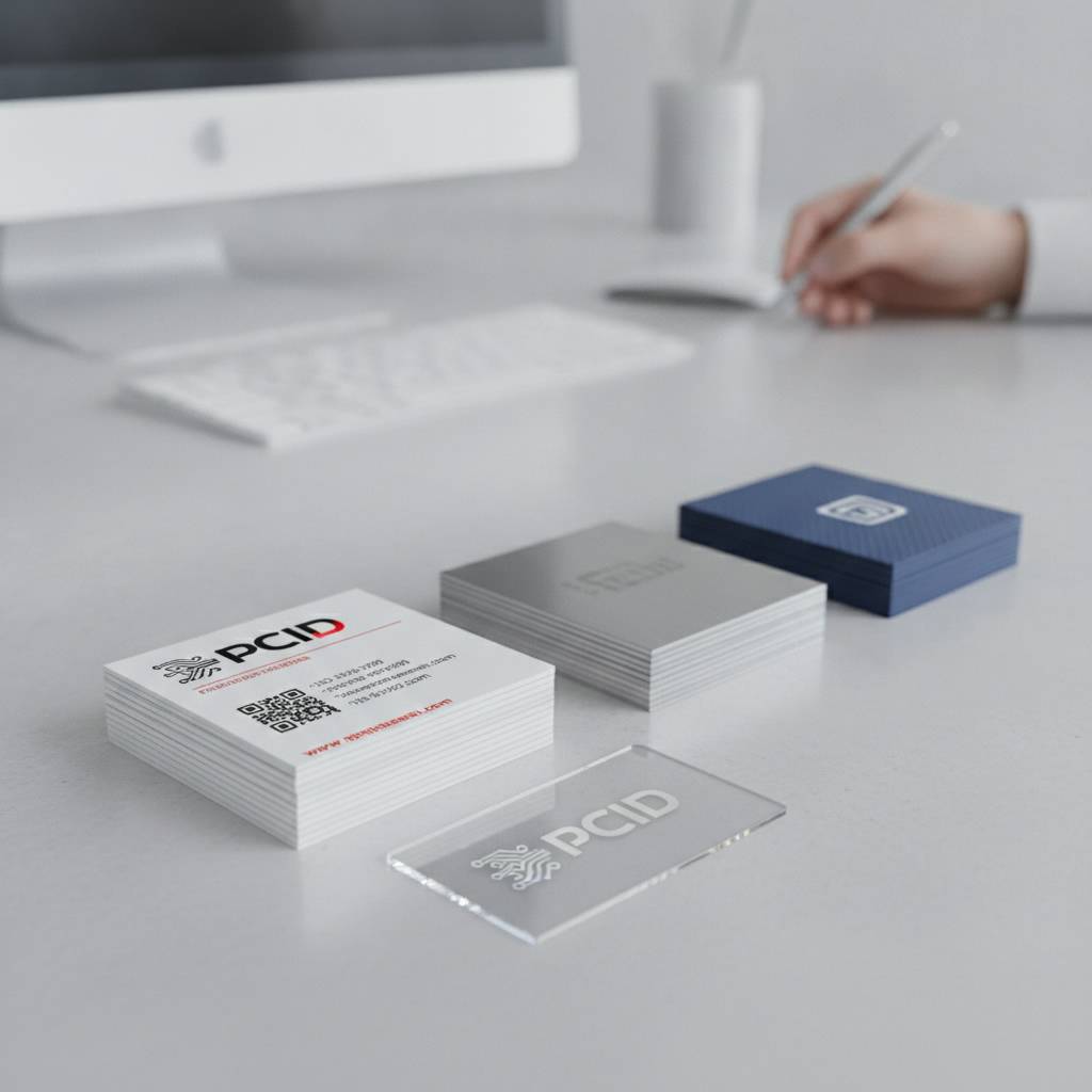 Comparing Clear Plastic Business Cards to Other Card Styles