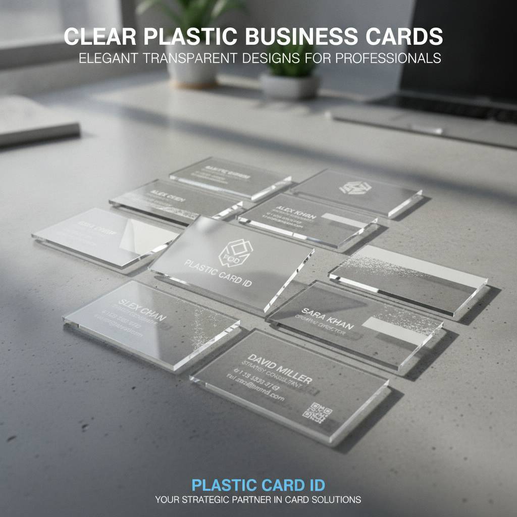 How to Order Clear Plastic Business Cards from Plastic Card ID
