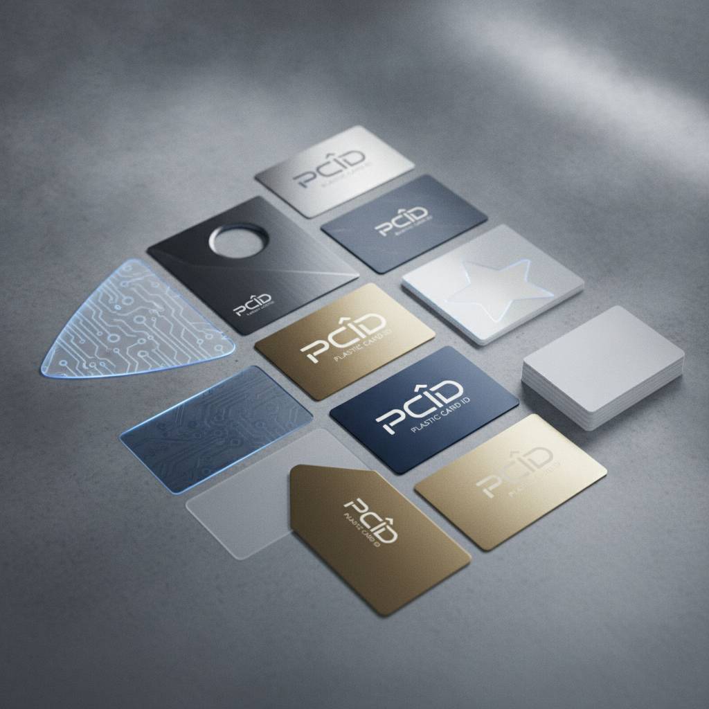 Specialty Cards: Clear Plastic, Metal, and Unique Shapes