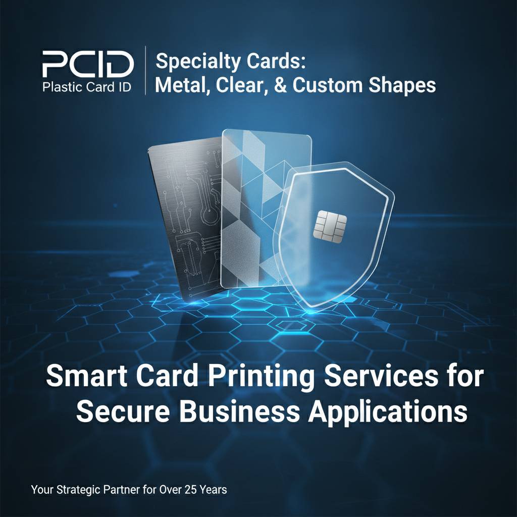 Specialty Cards: Metal, Clear, and Custom Shapes