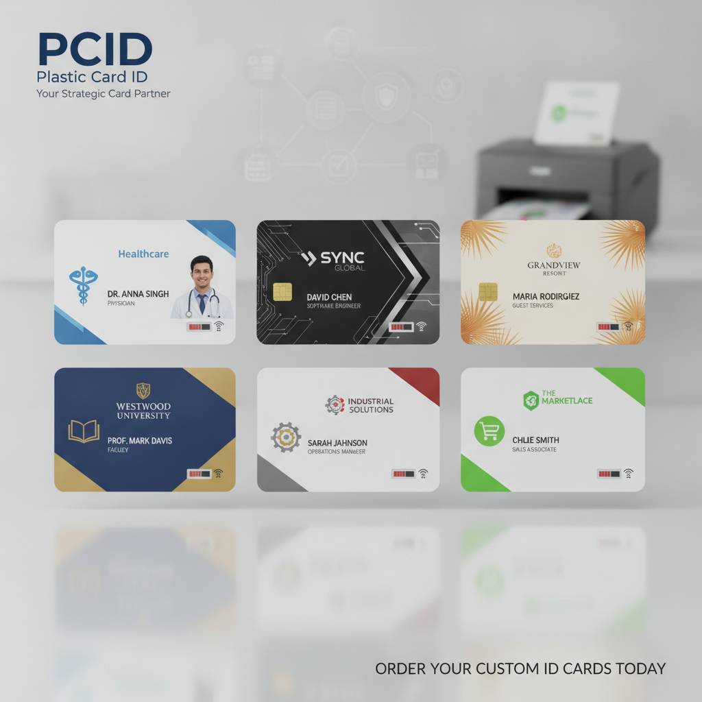 Industries We Proudly Serve with Custom Employee ID Cards