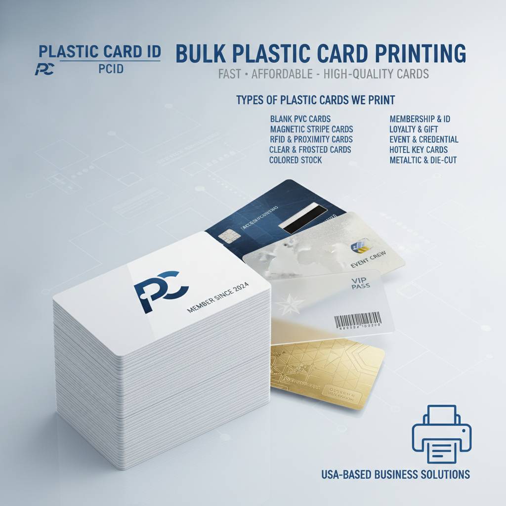 Types of Plastic Cards We Print